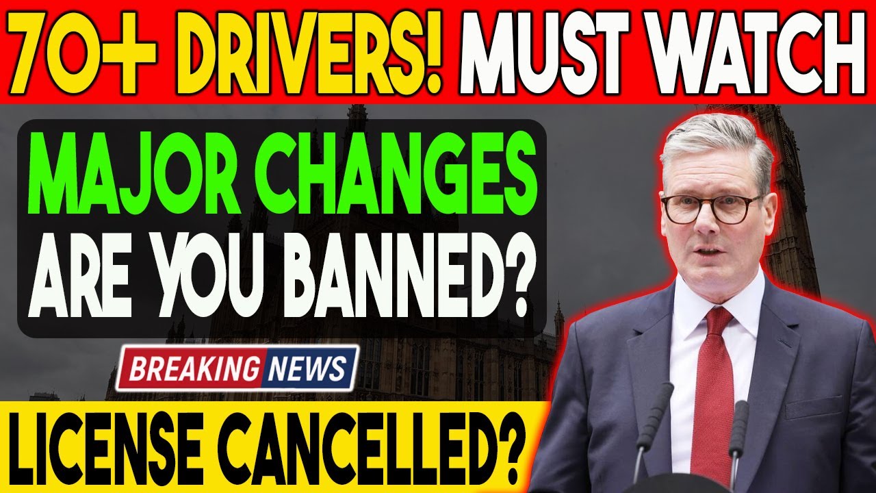 UK Driving Laws for Over-70s Are Changing – New Rules Start August 2025!