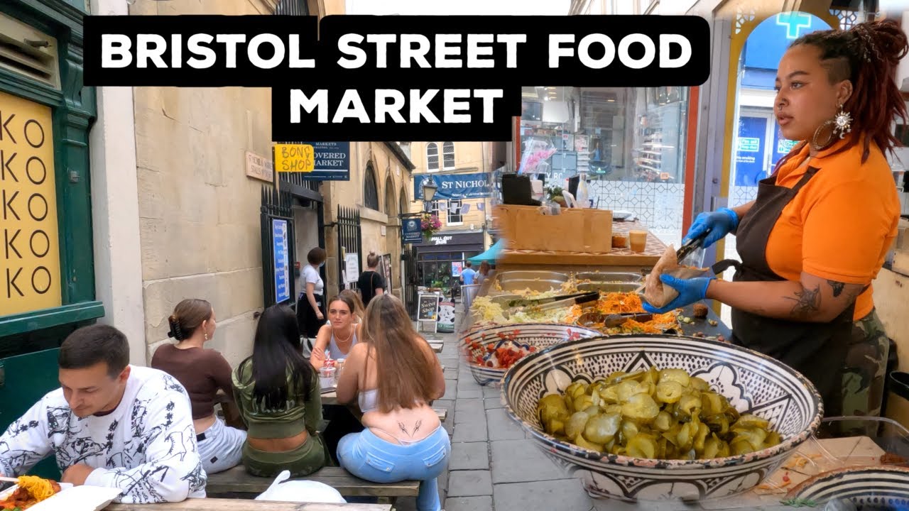 Feast Your Senses: A Full 4K Tour of Bristol's Best Street Food Market!