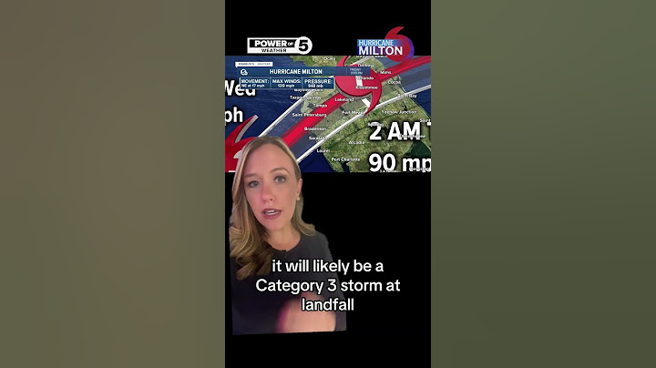 Rain, wind and tornadoes impacting Florida as Hurricane Milton approaches