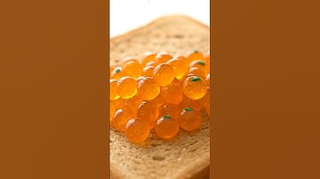 Glass oranges on toast #shorts