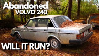 Abandoned Volvo 240 - Will it Run?