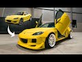 Building a MAZDA RX-8 in 10 Minutes!