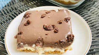 Chocolate  cream cheese pudding Recipe | Yummy dessert recipe