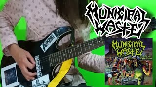 Municipal Waste - A.D.D (Attention Deficit Destroyer) [Guitar Cover]