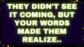 God Message 💌 They didn't see it coming, but your words made them realize...#loa  #godmessages