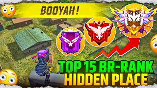 Top 10 Secret Hidden Places for BR Rank in Bermuda Map | After New Season | BR Rank Push Tips