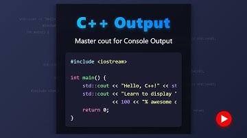 C++ Output for Beginners: Mastering cout & Stream Formatting 🚀