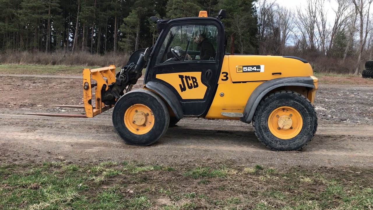 2005 JCB 524-50 Telehandler, Enclosed Cab, 4wd, - Video 2 0f 2