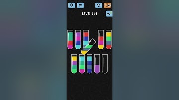 Water Color Sort Level 441 Walkthrough Solution iOS/Android