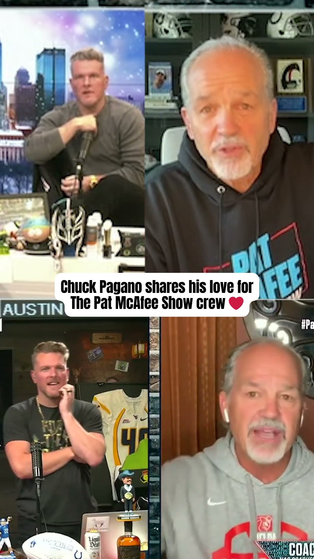 Wholesome moment on The Pat McAfee Show ?