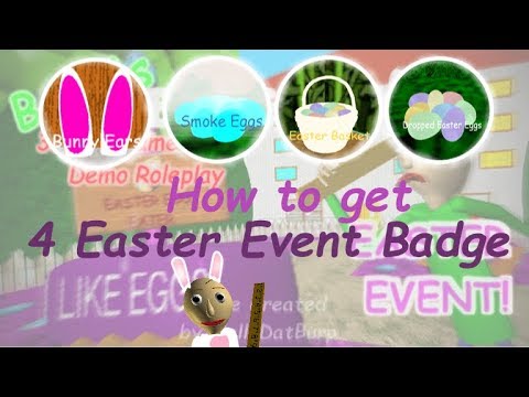 How To Get All Easter Event Badge Baldi S Basics Demo Rp Rblx Youtube - how to get escaping detention badge in roblox baldis basics roleplay alphademo
