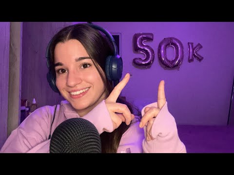 1 HORA DE ASMR PARA DORMIR PROFUNDO  ~ ESPECIAL 50k 💗