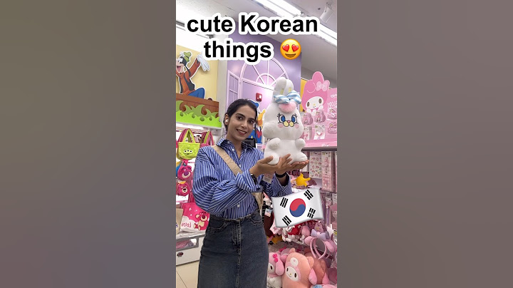 KOREA IS CUTE😍❤️ #Korea #Shopping #trending