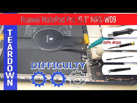 Huawei MatePad Pro 10 8 MRX W09 Teardown Take Apart Tutorial 