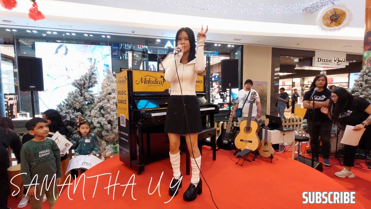 MY DAUGHTER SAMANTHA SINGS "FROM THE START" BY LAUFEY AT BURJUMAN MALL