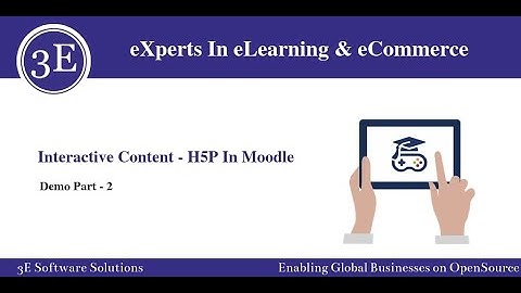Interactive Content - H5P In Moodle - How H5P Plugin Works in an LMS I Demo Part 2
