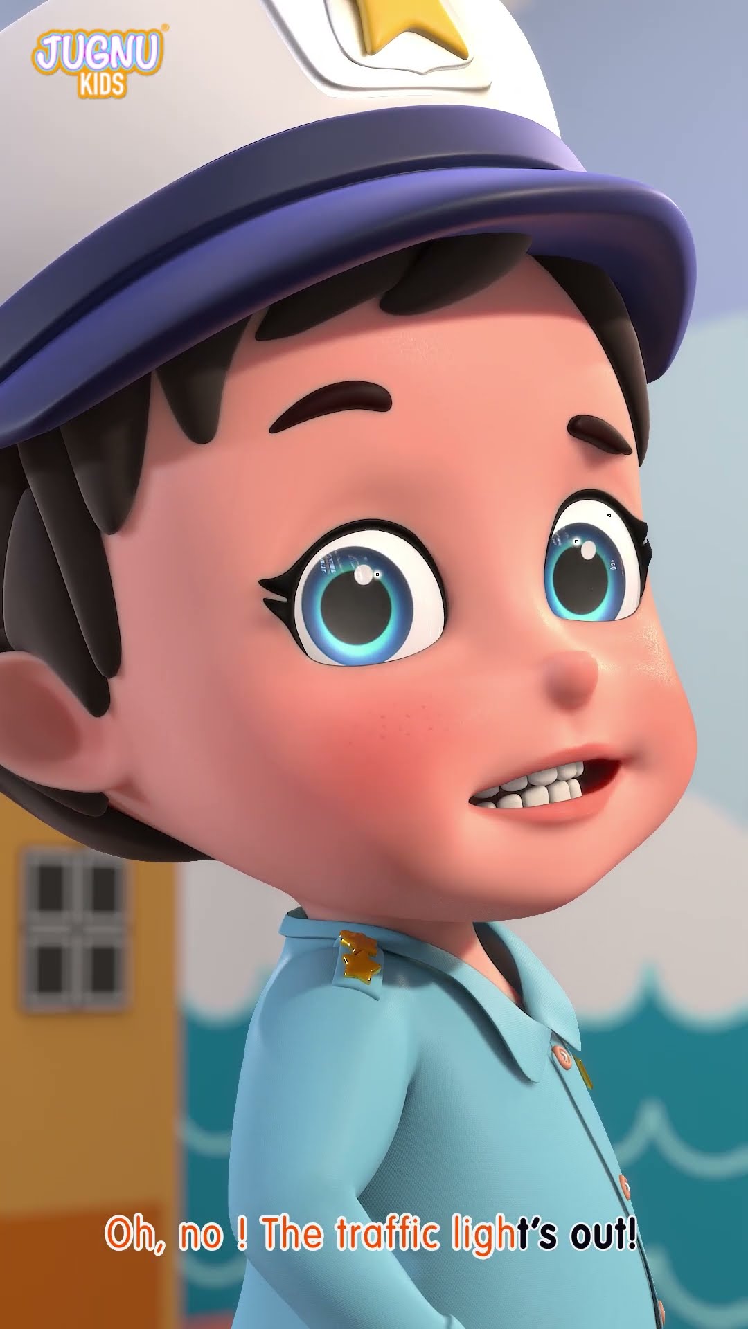 i m Police officer Little Rescue Squad - Fire Truck, Police Car, Ambulance | Cars World #shorts