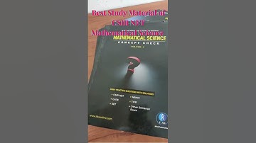 Best Study Material of CSIR NET Mathematical Science | IFAS...#ytshorts #books