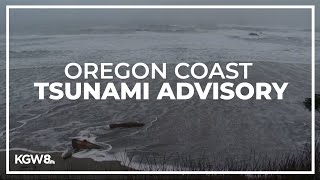 Visitors warned to stay off Oregon beaches during tsunami advisory