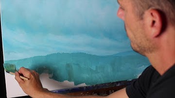 PART 2 - FULL LENGTH FREE PAINTING LESSON - TREE LINE - Tim Gagnon