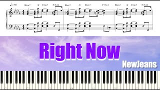 Right Now (Original key / Easy key) - NewJeans (뉴진스)