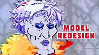 Nux on how he would redesign his vtuber model.