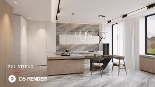 D5 Render realistic interior rendering tutorial | Pantry 155