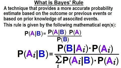 Statistics: Ch 4 Probability in Statistics (55 of 74) What is Bayes