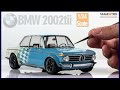 BMW 2002tii  1:24 Scale Model Car | Building the Hasegawa BMW 2002tii