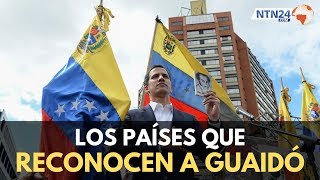 Estos son los países que reconocen a Juan Guaidó como presidente encargado de Venezuela