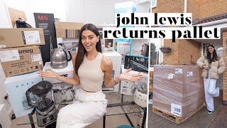 I Bought a Pallet of RETURNS from JOHN LEWIS at AUCTION.. Returns Unboxing!