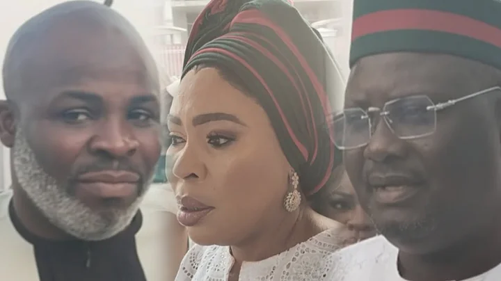 Actor lala,Faithia Balogun, Femi Adebayo At Actress Sotayo Gaga Birthday party