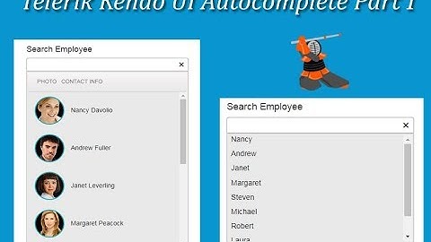 Kendo UI Autocomplete Part 1