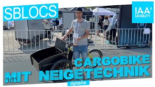 Iaa Sblocs Cargobikes Mit Neigesystem Aus Berlin