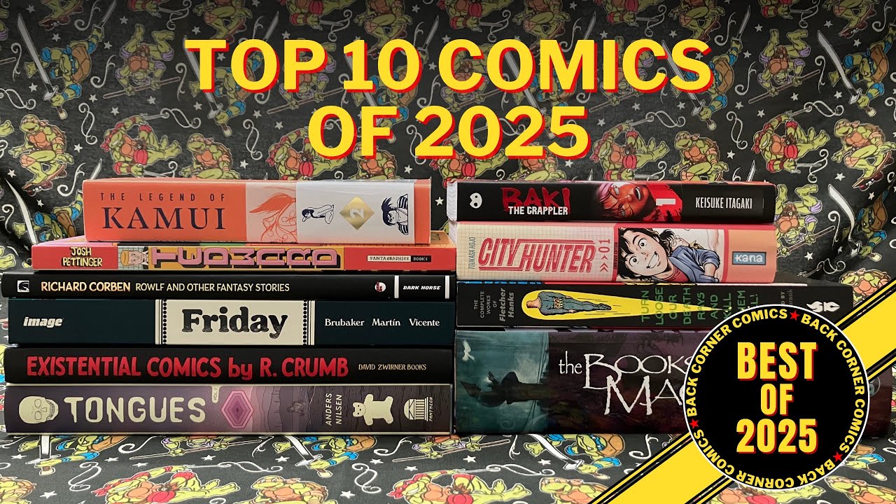 Back Corner Comic’s Top Ten Graphic Novels of 2025 