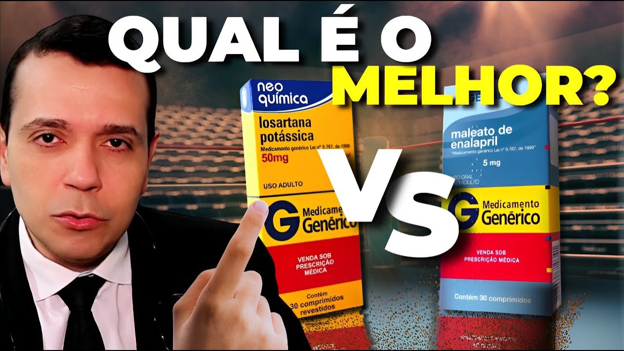 LOSARTANA ou ENALAPRIL: Qual dos DOIS é o mais potênte para sua PRESSÃO?