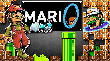 Mari0 | 2 Player Co-op becomes VS Mode! | Super Mario Bros. Meets Portal