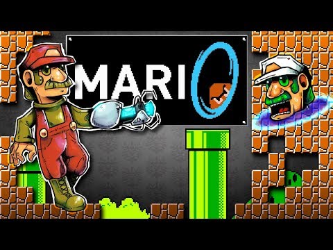 Mari0 | 2 Player Co-op becomes VS Mode! | Super Mario Bros. Meets Portal
