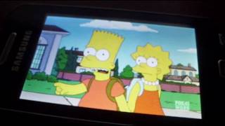 HQ video on a Samsung S5230 Star(Viendo un video HQ de Los Simpson (episodio Waverly Hills) en un cel Watching HQ video of The Simpsons (Waverly Hills episode) on a phone -Samsung Star ..., 2010-10-20T18:36:27.000Z)