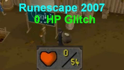 Runescape 2007 Glitch: 0 Hp Glitch - Barbarian Assault Smuggle/Dying in Cutscenes - New/2013