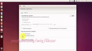 Ubuntu : How to show menu window in menu bar or title bar