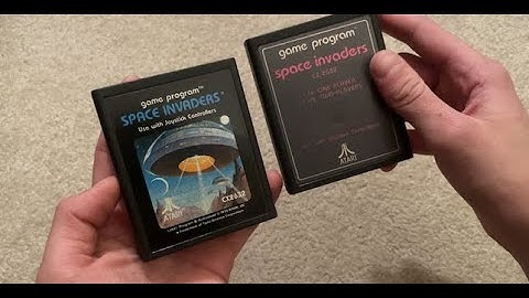 Atari 2600 Game cartridge variations