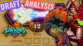 12-0 Ultrasaur Rogue Draft Ysis - Saviors Of Uldum Hearthstone Arena