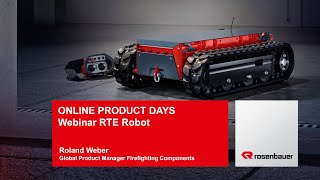 Rte Robot - The Multifunctional Robot From Rosenbauer