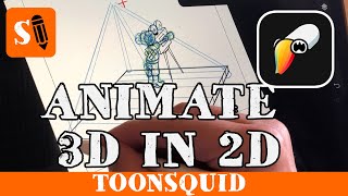 How To Animate 3D Shapes In 2D Using Toonsquid