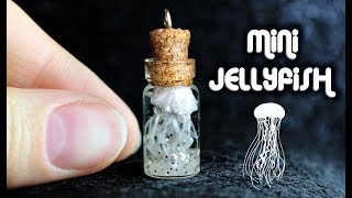 Miniature Jellyfish Aquarium // Polymer Clay Tutorial // Dollhouse