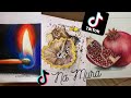 🔥🐙642 Tiny Things To Draw / TikTok Art Challenge🤤💭