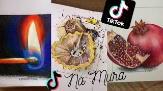 🔥🐙642 Tiny Things To Draw / TikTok Art Challenge🤤💭