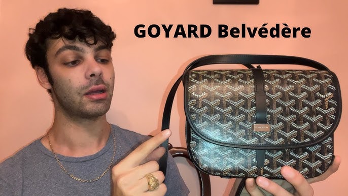 Goyard Goyardine Belvedere II PM Messenger Bag Gray 