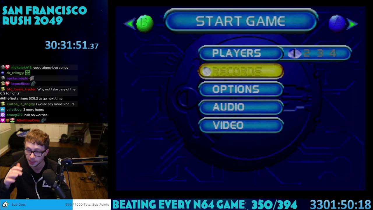 N64 Challenge LIVE | San Francisco Rush 2049 p9 - YouTube